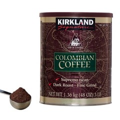 Kirkland Signature 100% Colombian Coffee, 3 Pound