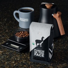 Local Backyard Beans Coffee Co Punch in The Face,Organic,Whole Bean Coffee,12oz