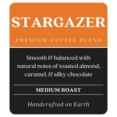 Whole Bean Coffee, Medium Roast, Stargazer Blend, 2 lb