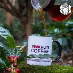 Kruti Coffee – Medium Dark Roast Premium Arabica Coffee Bean 250 G (Espresso)