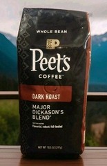 PEET’S COFFEE MAJOR DIKASON’S BLEND PREMIUM DARK ROAST WHOLE BEAN 10.5oz