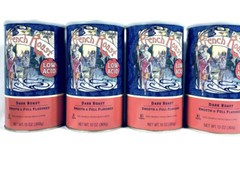 4 Pack Trader Joe’s Low Acid French Roast Whole Bean Coffee 13 oz Each