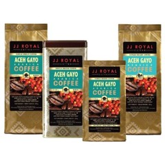 JJ Royal Coffee Indonesia Coffee Aceh Gayo Arabica 200g Whole Beans or Ground