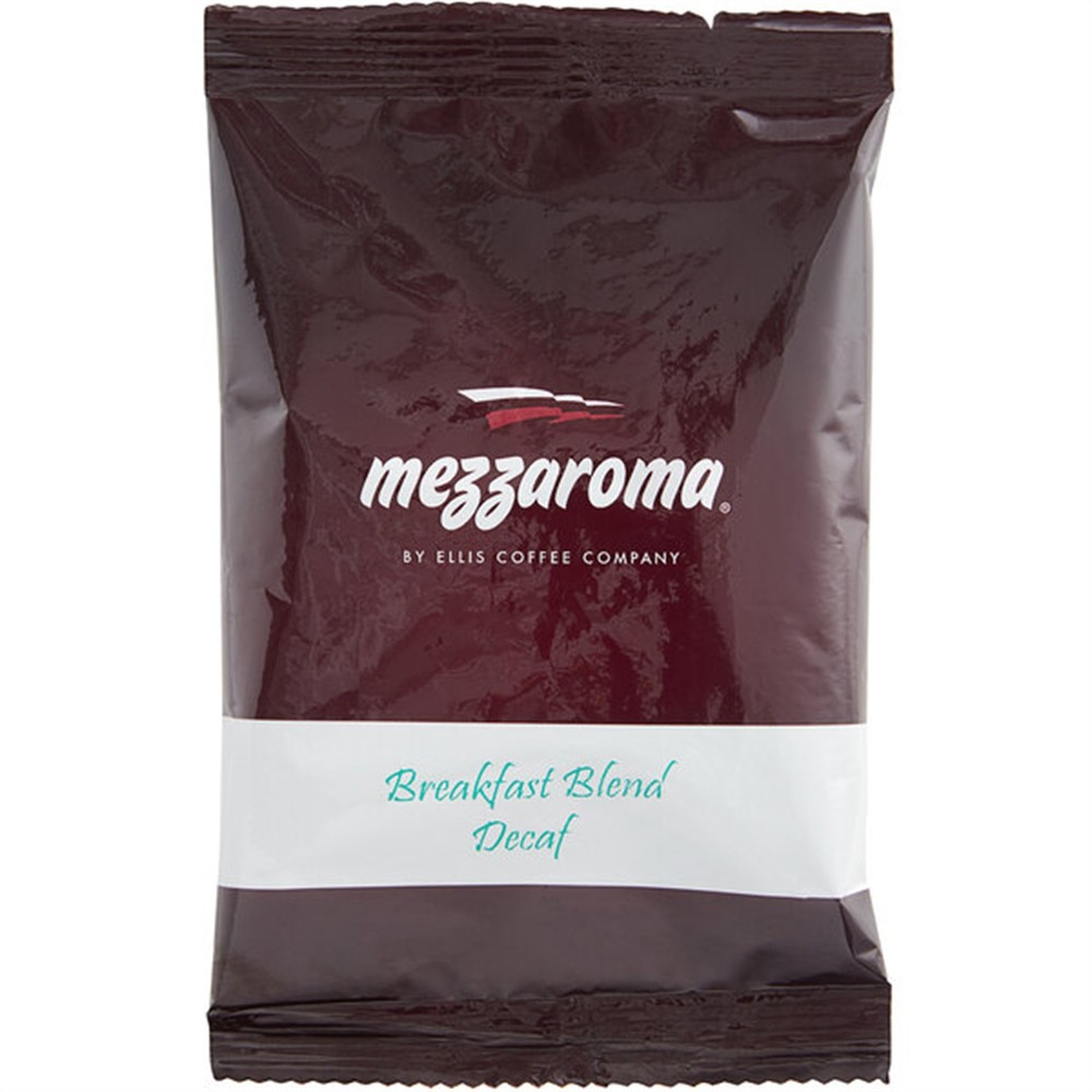 Ellis Mezzaroma Decaf Breakfast Blend Coffee Packet 2.5 oz. – 24/Pieces