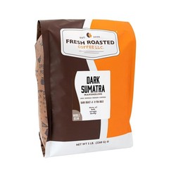, 100% Dark Sumatra Mandheling Whole Bean Coffee, Dark Roast, Single Origin, …