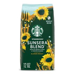 Starbucks Sunera Blend Light Roast Whole Bean Coffee 12 oz Arabica Beans