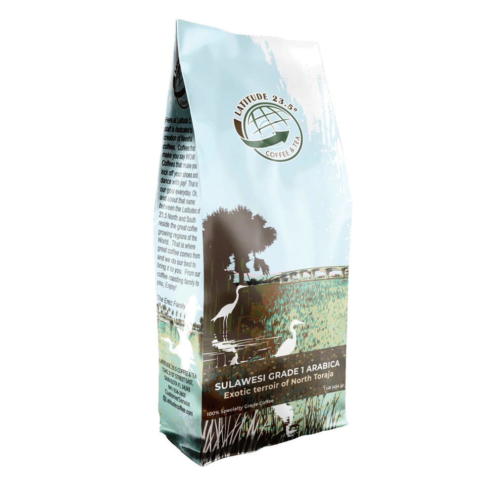 Sulawesi Grade 1 Arabica – 2×1 lb (save 10%) / Whole Bean