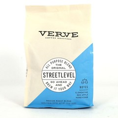 Verve Coffee Roasters, Street Level Medium Roast Whole Bean 12 oz Best By: 11/25