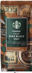 Starbucks Decaf Pike Place Medium Roast Whole Bean Coffee 6 Bags Box Sealed 1/27