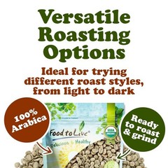 Food to Live Organic Nicaragua Arabica Green Coffee 12 Ounce (Pack of 1)