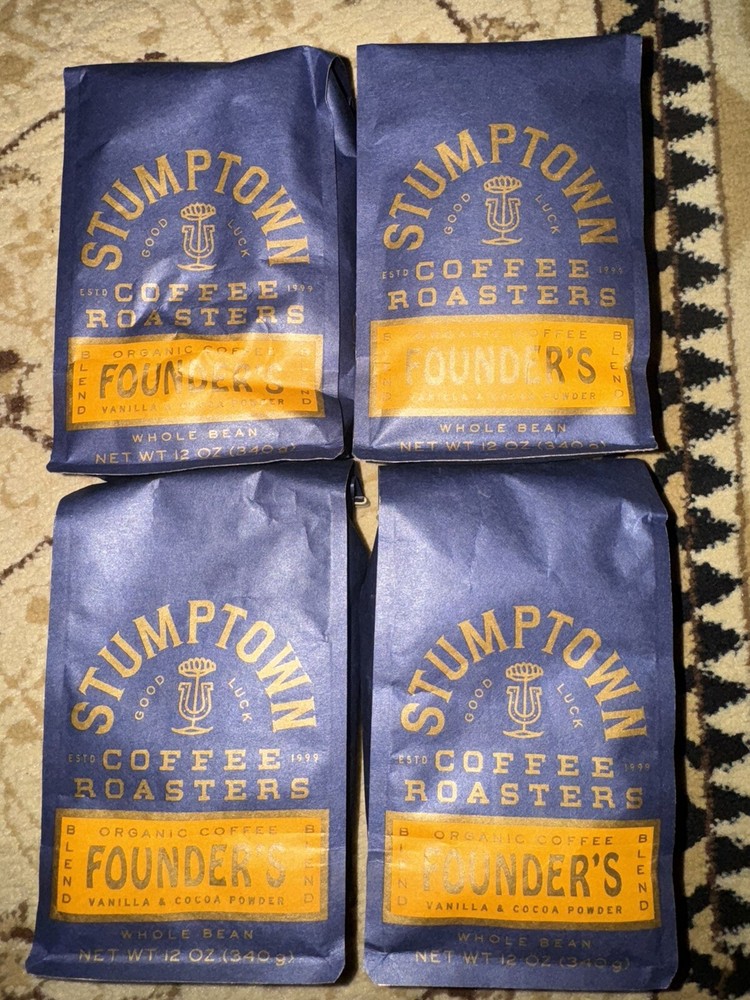 4 Medium Roast Organic Whole Bean Coffee – Founder’s Blend Bag with Flavor Exp23