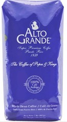 Roasted Alto Grande Coffee Whole Bean Premium Arabica Puerto Rico 100% 2 Lbs
