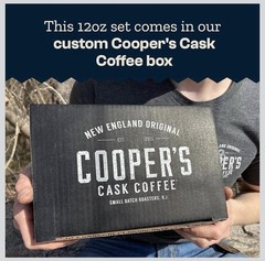 Cooper’s Cask Coffee Whole Bean Whiskey & Rum Barrel Variety 4 oz Bags (3 Pack)