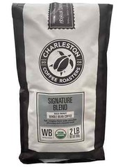 2 Packs Charleston Coffee Roasters Organic Dark Roast Signature Blend 2 Lb