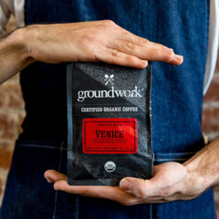 Groundwork Certified Organic Whole Bean Coffee, Venice 12 Ounce (Pack of 1)