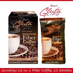 Glutalipo Gold Series Fiber Coffee 10-Sachets – Fresh Stock!