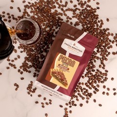 Pecan Pie Flavored Coffee Medium Roast Kosher Whole Bean Freshly Baked 12 oz