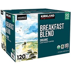 Kirkland Signature Organic Breakfast Blend Light-Roast Coffee