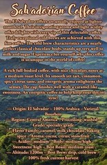 12 Oz Salvadorian Coffee | 100% Arabica | Fresh Roasted Artisan Coffee Beans