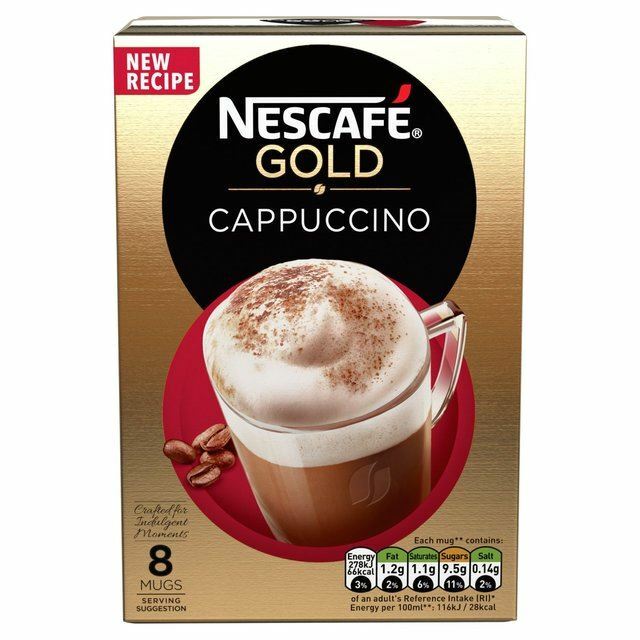 Nescafe Gold Cappuccino Coffee 8 Sachets – 136g (0.29 lbs)