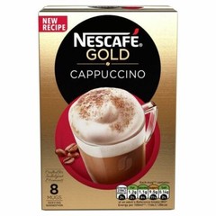 Nescafe Gold Cappuccino Coffee 8 Sachets – 136g (0.29 lbs)