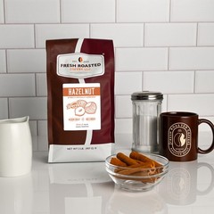 Decaf Hazelnut Flavored Coffee, 2 lb 32 oz, Whole Bean, Medium Roast, Kosher