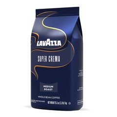 Lavazza Super Crema Whole Bean Coffee, Medium 2.2 Pound (Pack of 1), Multi