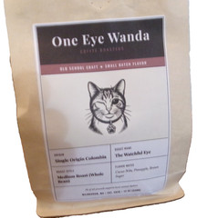 One Eye Wanda Coffee Roasters “The Watchful Eye” Single Origin Roast Columbia.