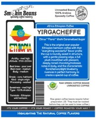 ETHIOPIA YIRGACHEFFE – Premium Specialty Coffee – Unroasted Green Beans Roaster