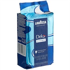 Lavazza Dek Filtro Decaf Coarse Ground Coffee 8 oz. – 20/Pieces WS-110LVCDECFGR