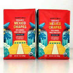 2 X Trader Joe’s Organic Mexico Chiapas Coffee 100% Arabica Whole Bean 13 Oz Ea