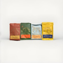 Stumptown Coffee 4 12oz Bags. French Roast, Hair Bender, Holler Mtn, Homestead