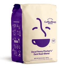 Decaf Penny Pincher’s® Dark Roast Blend, Whole Bean Coffee, Dark Roast, 5 Pou…