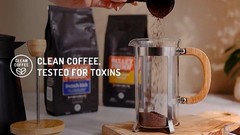 Dark Roast Whole Bean Coffee – 12oz, Clean & Toxin-Tested, Bold Flavor