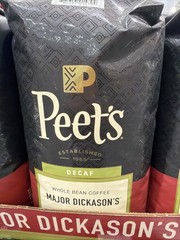 Peet’s Dark Roast Whole Bean, Major Dickason’s Blend-1 Pack (32 oz. bags)