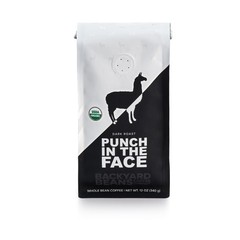 Local Backyard Beans Coffee Co Punch in The Face,Organic,Whole Bean Coffee,12oz