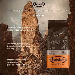 Italian Espresso – Medium Roast Coffee Beans for Espresso Machines – Rich Aro…
