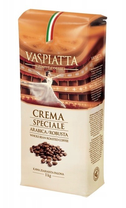 VASPIATTA Crema Speciale Coffee Beans 1000g / 1kg / 35.3oz