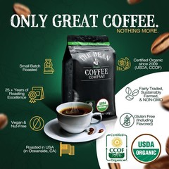 The Bean Organic Coffee Company Aloha Bean (Hawaiian Hazelnut), Medium Roast,…
