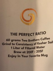 TWO BROTHERS COFFEE ROATERS BREWHOUSE BLEND 12oz Whole Bean