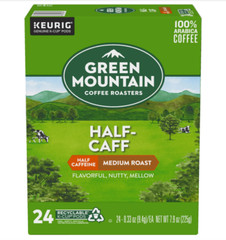 Green Mountain Half Caff Coffee – Medium Roast K-Cup Pods, 96-Count!