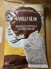3.5 lb Big Train Vanilla Bean Blended Cream Hot Iced Frappes Lattes Coffees Mix