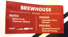TWO BROTHERS COFFEE ROATERS BREWHOUSE BLEND 12oz Whole Bean