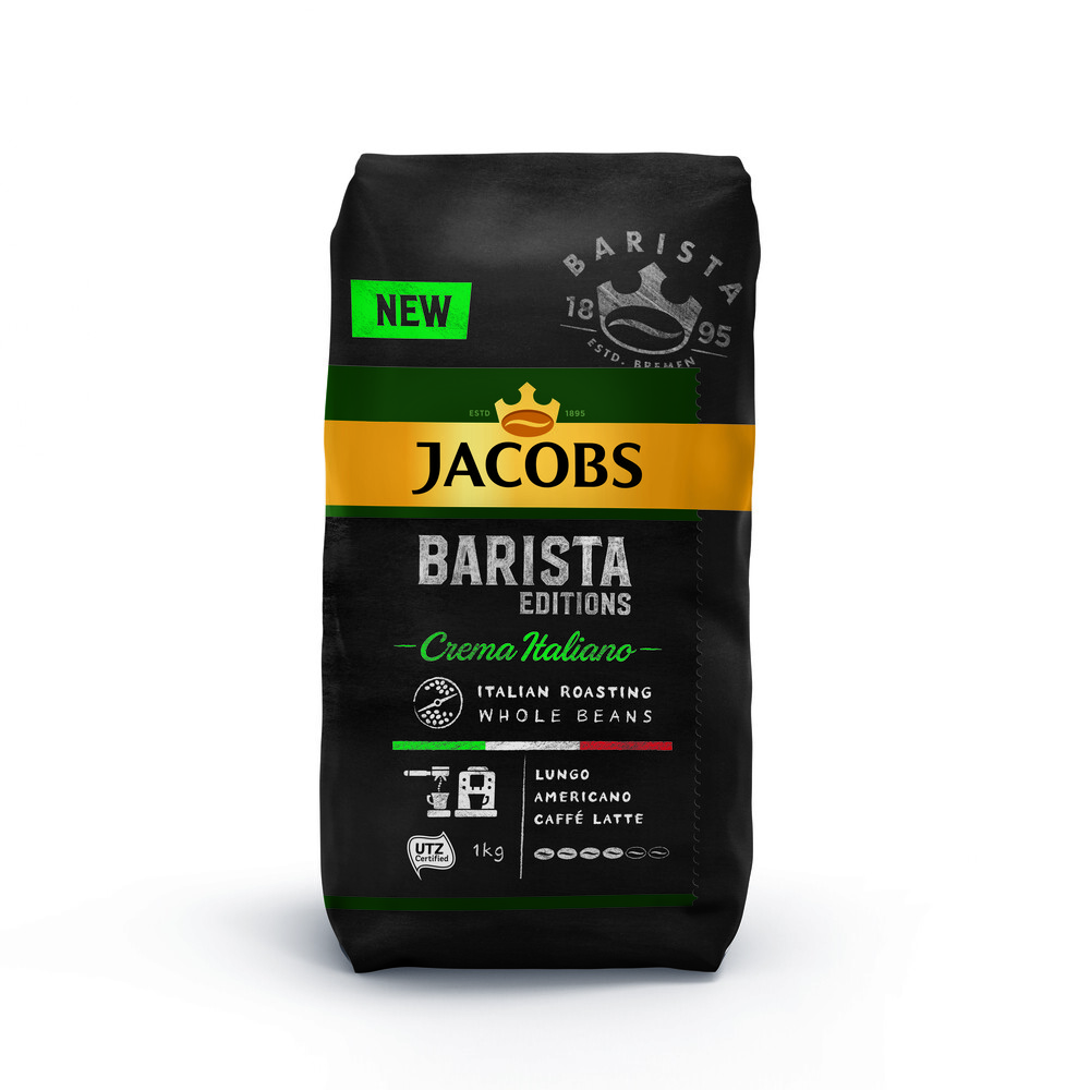 JACOBS Barista Crema Italiano 1KG ( 35.2 oz ) Whole Bean Coffee
