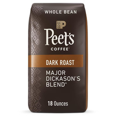 Peet’S Coffee, Dark Roast Whole Bean Coffee – Major Dickason’S Blend 18 Ounce Ba