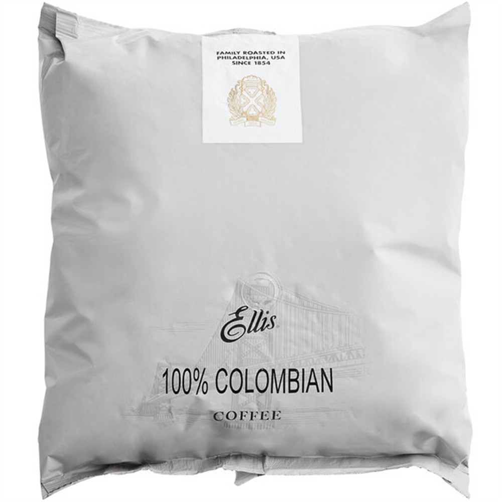 Ellis 100% Colombian Whole Bean Coffee 2 lb. – 5/Pieces WS-11011055552