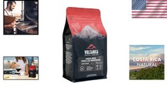 Fresh Roasted Costa Rica Coffee, 16oz Whole Bean – Tested for Quality & Safety