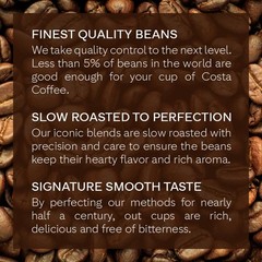 Costa Coffee Ground Coffee, Signature Blend Medium 12 Ounce (Pack of 1)