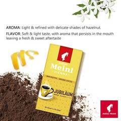 , Medium Roast Ground Coffee, Imported Viennese “Jubilaum Blend”, Fair Trade and