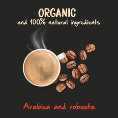 NATURELA Organic Coffee Beans | Intenso Blend 100% Arabica & Robusta | Prem